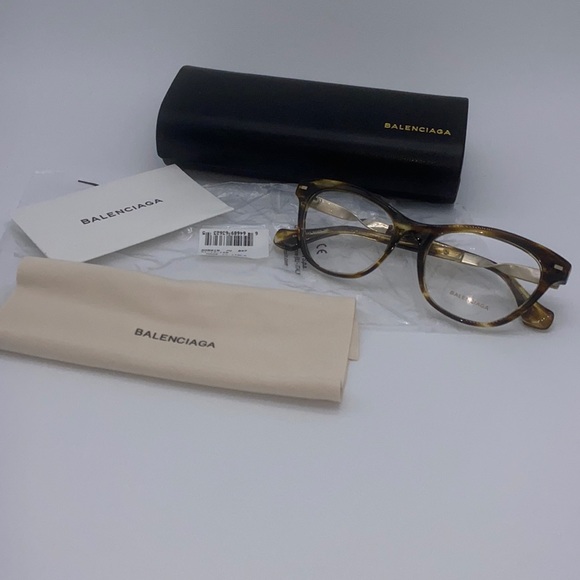 🎉HP 🎉Balenciaga BA 5015 Tortoise Ophthalmic Frame - Picture 1 of 11